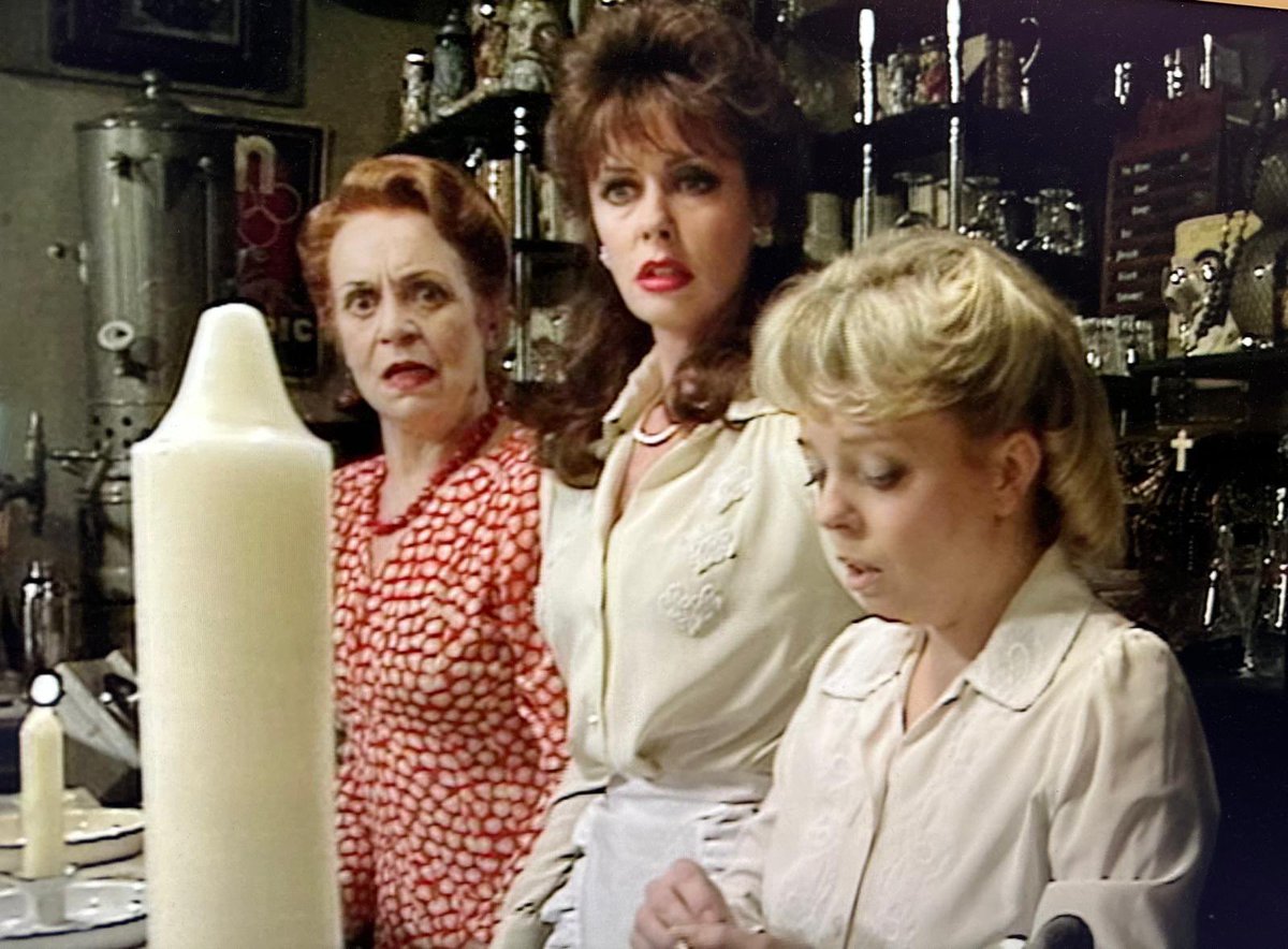 vickimichelle's tweet photo. Lighting candles to remember Rene in Allo Allo tonight. Mimi remembers him “very well” Three fantastic episodes on U&amp;Drama Channel from 8pm. Let’s have a laugh! #AlloAllo @dramachannel @StreamOnU #CarmenSilvera @mimilabonqu #TuesdayVibes https://t.co/CCT7HTkrGq