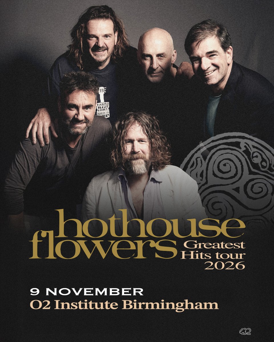 O2InstituteBham's tweet photo. Irish rockers @HothouseFlowers head to Birmingham on their headline ‘Greatest Hits’ tour celebrating all the fan favourites shaped by the band in their lengthy and legendary career - Monday 09 November. Tickets on sale - https://t.co/cyW7bsCuvW https://t.co/2hTCporq3c