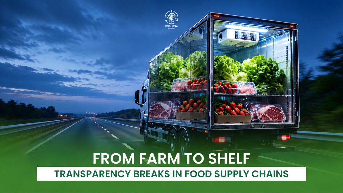 Roburnaofficial's tweet photo. Most people assume the food they buy has been verified every step of the way.

The reality is more complicated.

Food products often pass through multiple countries, suppliers, processors, distributors, and logistics providers before reaching a supermarket shelf. Each party keeps its own records, few of those records are connected.

When something goes wrong, tracing the source becomes an investigation.

In 2018, an E. coli outbreak linked to romaine lettuce affected 210 people across 36 US states. It took 11 days to identify the source region, and regulators advised consumers across the country to avoid all romaine lettuce while the investigation continued.

In 2024, illnesses linked to contaminated cucumbers began in March. The recall wasn't issued until the end of May, people were still falling ill in July.

The response in both cases wasn't slow because nobody cared.

It was slow because the supply chain could not isolate the problem quickly enough.

The food industry doesn't have a shortage of data.

It has a shortage of connected, verifiable records that allow everyone to see the same chain of events.

And when traceability breaks down, the consequences don't show up on a balance sheet first.

They show up in hospitals.
