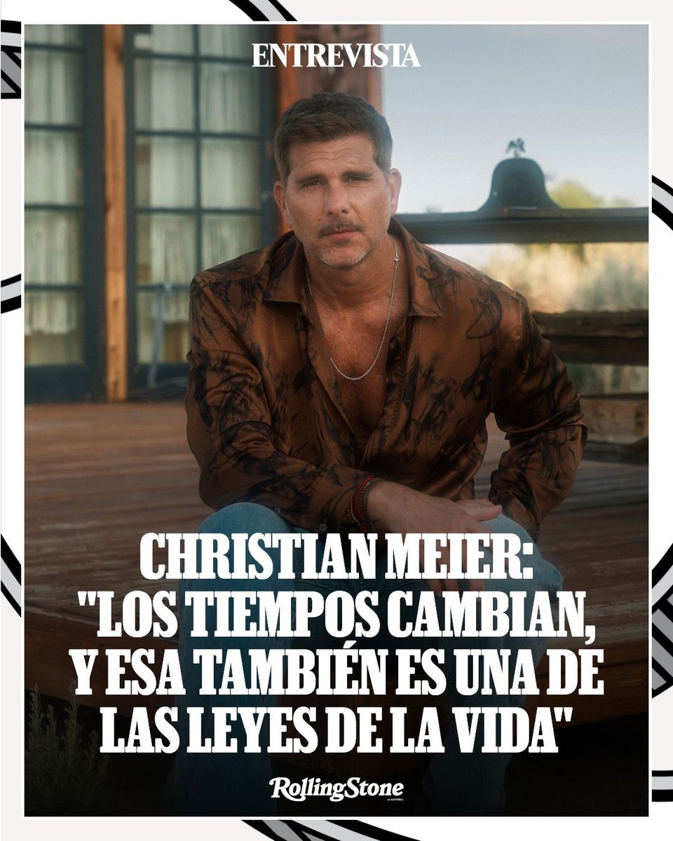 rollingstoneEE's tweet photo. ¿Qué ocurre cuando dejamos de vivir bajo las expectativas de los demás?

En conversación con ROLLING STONE en Español, Christian Meier reflexiona sobre las ideas que dieron vida a Así Es La Ley.

#RollingStoneEnEspañol #Entrevista 
https://t.co/qXAWBoIcez https://t.co/UTfvDYkp8d