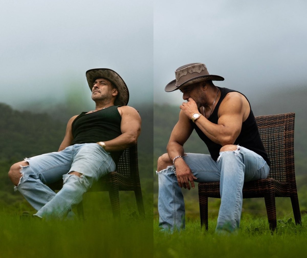 Freak4Salman's tweet photo. Whattt a picture !! Whattt a man !!

#SalmanKhan An absolute Beast with unmatchable swag🔥💥 https://t.co/RlQvEW7miE