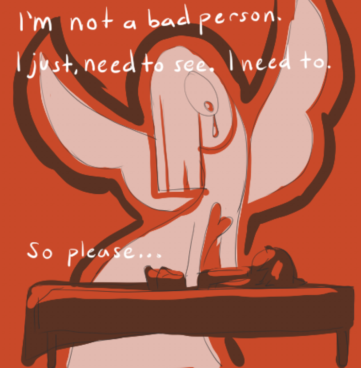 monocells's tweet photo. I'm not a bad person.

#DELTARUNE https://t.co/eLznphYvuS