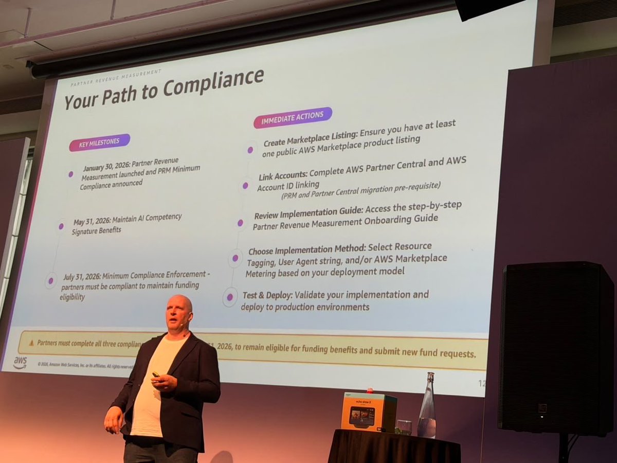 _digitspotltd's tweet photo. Some key insights from the event:
- Agentic AI is reshaping partner engagement.
- Co-building is driving stronger customer outcomes.
- The Working Backwards (BOX) framework provides a practical approach to designing scalable, customer-centric solutions. https://t.co/V8sy1AZNFj