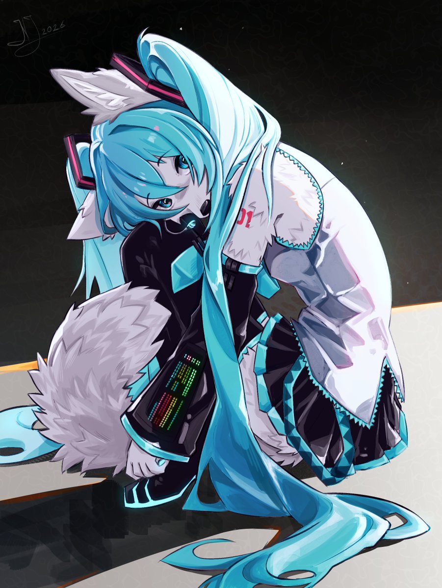 nevjerx3's tweet photo. I wanted to draw miku but I don't know how to draw humans https://t.co/4POZgk1PrH