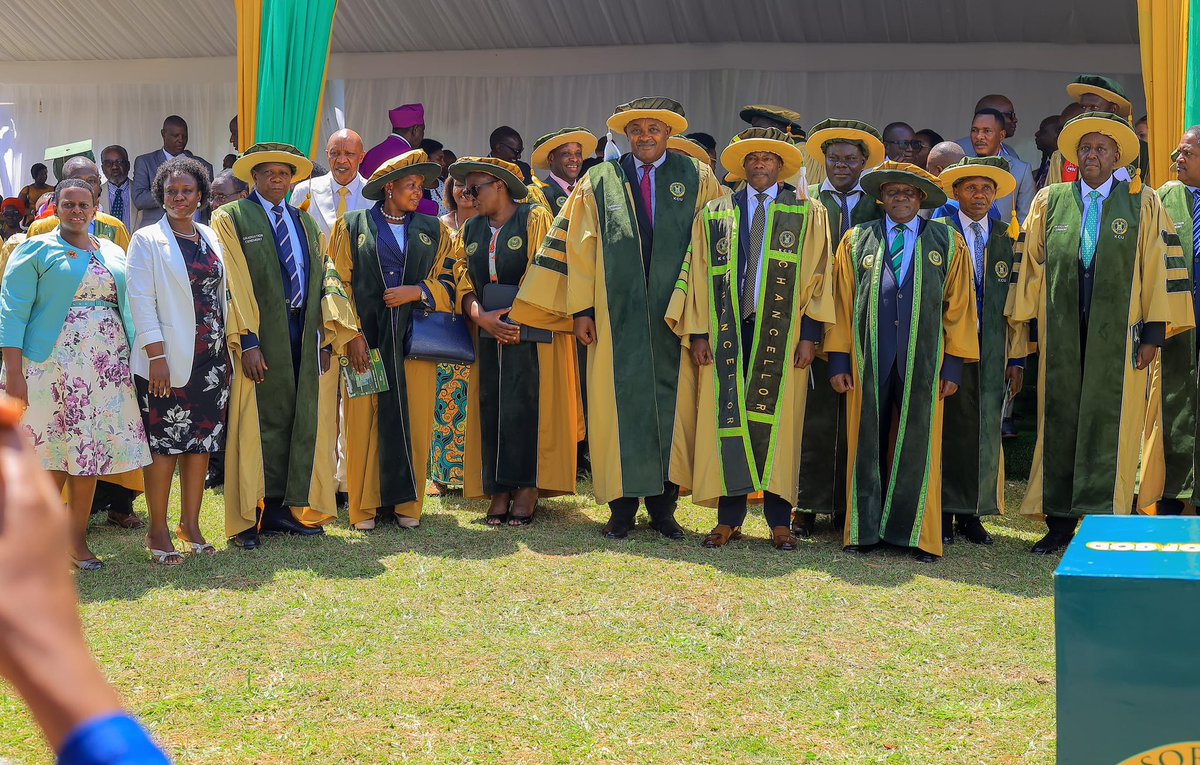 KingCeasorUni's tweet photo. A day of pride, achievement and celebration at King Ceasor University as we conferred degrees, diplomas and certificates upon the Class of 2026 during our 6th Graduation Ceremony. 

We extend our sincere appreciation to our Guest of Honor distinguished dignitaries the University Council, faculty, parents and friends who joined us to celebrate this milestone. 

Congratulations Class of 2026! 🎓🎉 
#KCUGraduation2026 #AcademicExcellence #ClassOf2026