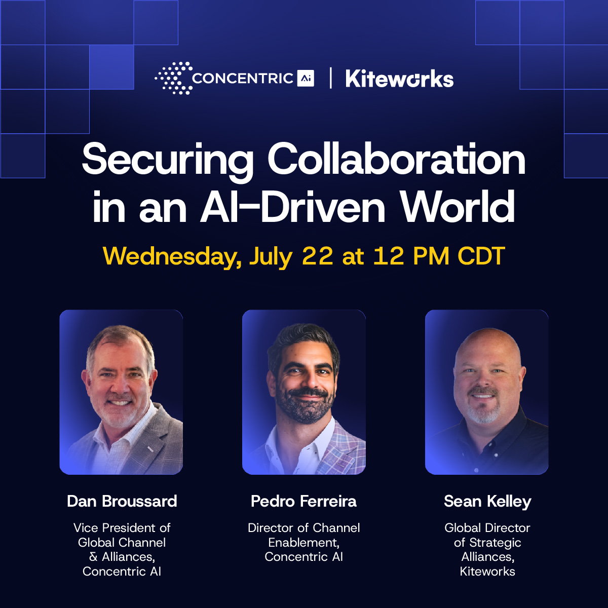 Kiteworks's tweet photo. AI is changing how organizations collaborate, but it's also changing how sensitive data is exposed. Join us on July 22 to see how modern #datasecurity and automated enforcement can help reduce #AIrisk while enabling secure collaboration.

https://t.co/poezNYBKFS

@ConcentricLabs https://t.co/WospBXEBWA