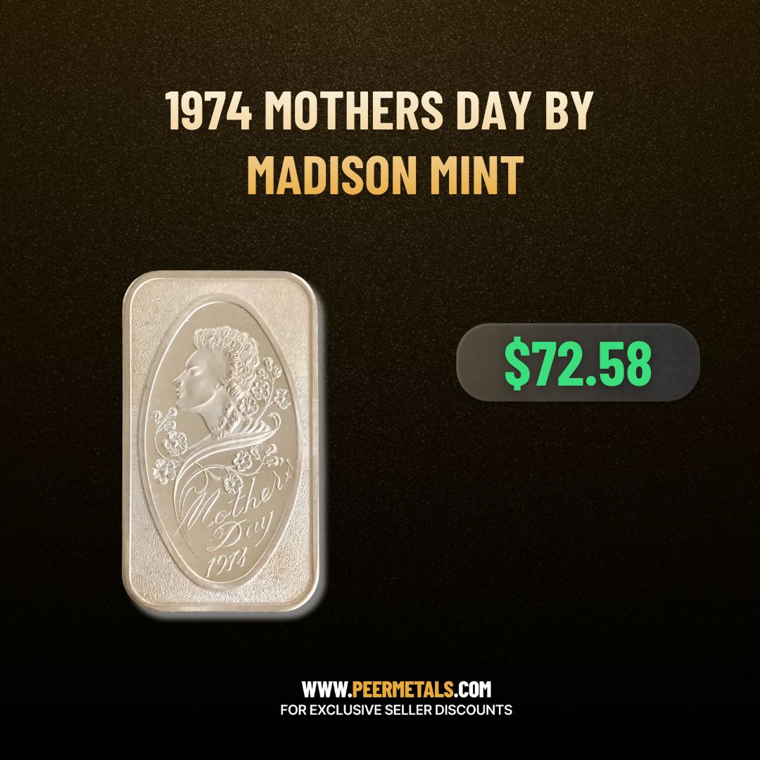1974 Mother's Day Silver Bart: $72.58 Buy It Now available ✓ 99.9