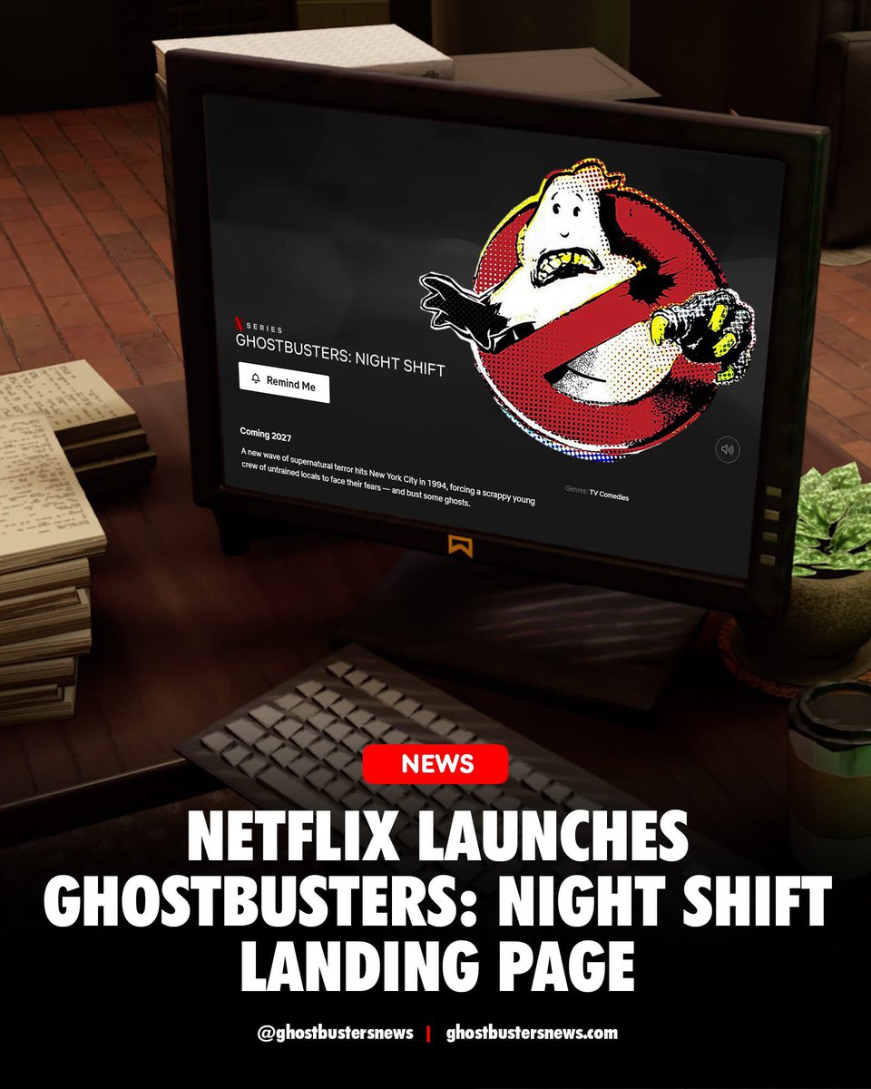 GBNewsdotcom's tweet photo. Netflix Launches Ghostbusters: Night Shift Landing Page: https://t.co/rqNxZcAluO https://t.co/uNAseDOp5C