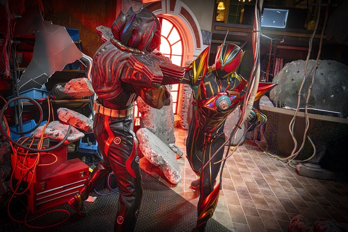 KamenRider_EN's tweet photo. Kamen Rider ZEZTZ Episode 42 is here!
"I believe in our dream."

Holding ZERO's words close to his heart, Baku faces his destined battle against the CATASTROPHE GORE NIGHTMARE, born from the depths of his own mind.

The ultimate battle begins.

Share your reactions with #ZEZTZ! https://t.co/Ku5XSkq8Nl