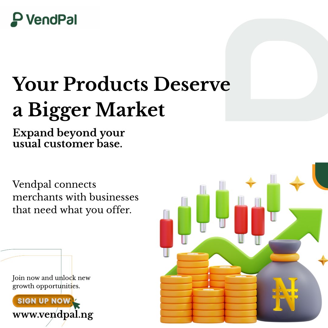 vendpal's tweet photo. Why settle for a small audience when bigger opportunities are available? 🚀

Vendpal connects merchants with verified business buyers, making it easier to reach customers beyond your usual network.

Join now 👉🏽 https://t.co/l7yV8nFyQw

#Vendpal #DigitalProcurement #tech #startup https://t.co/gS7alVb7KN