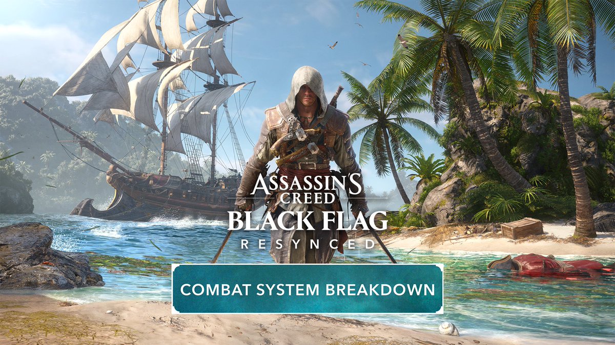 assassinscreed's tweet photo. Mates, we're 2 days away! Who's ready for battle? 🏴‍☠️

Read our new Combat Deep Dive article to learn about the overhauled combat system, discover its new features, and sharpen your skills with tips &amp; tricks: https://t.co/hONtYaqiAo

#AssassinsCreed https://t.co/6fp4jA52m0