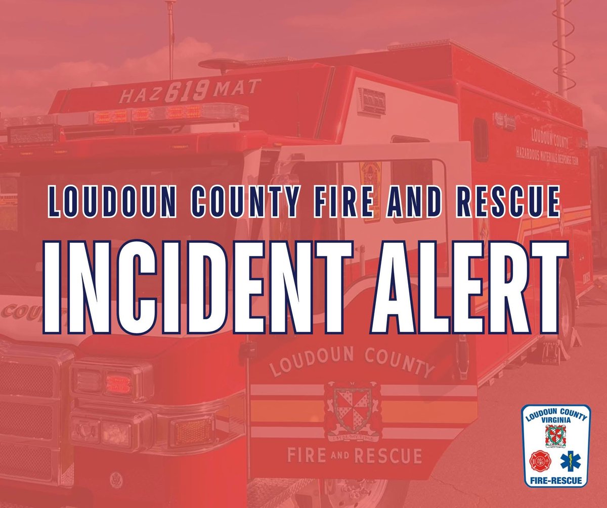 LoudounFire's tweet photo. INCIDENT ALERT: Crews are on the scene of an outside gas leak in the 22300 blk of Powers Ct in Sterling. Gas company is on scene &amp; assessing the extent of the leak. No injuries reported, occupants safely evacuated. Road closures in the immediate vicinity, avoid the area. https://t.co/VOgXC0H6CR