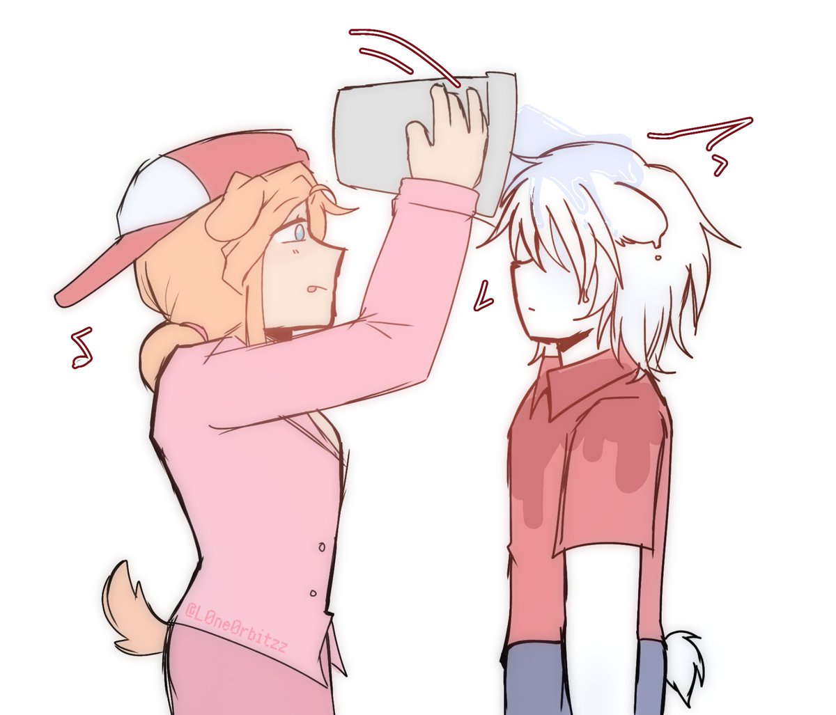 L0ne0rbitzz's tweet photo. today's TSHC! Episode 3 "hubby or marshmallow?" 
#qsmp2 #tomate #katieb #tomatesauce #tomatosauce https://t.co/mb7uav1Pny