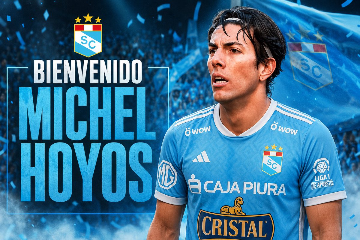 EntreSCelestes's tweet photo. ¡Que sigan llegando!
Michel Hoyos es nuevo refuerzo de Sporting Cristal hasta el 2027.
#entrescelestes #sportingcristalcampeón #fuerzacristal🩵 #viralpost❤️❤️ https://t.co/zx3Lowuw6N