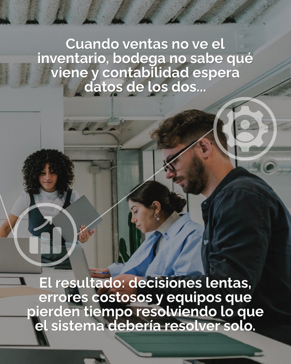 ConsensusCol's tweet photo. 📌Uno de los problemas más comunes en empresas medianas es la información alojada en diferentes lugares🏆Con SAP Business One lo que pasa en ventas lo ve contabilidad en tiempo real. Lo que sale de bodega actualiza el inventario al instante ¡Contáctenos! https://t.co/pg47YSZkiz
