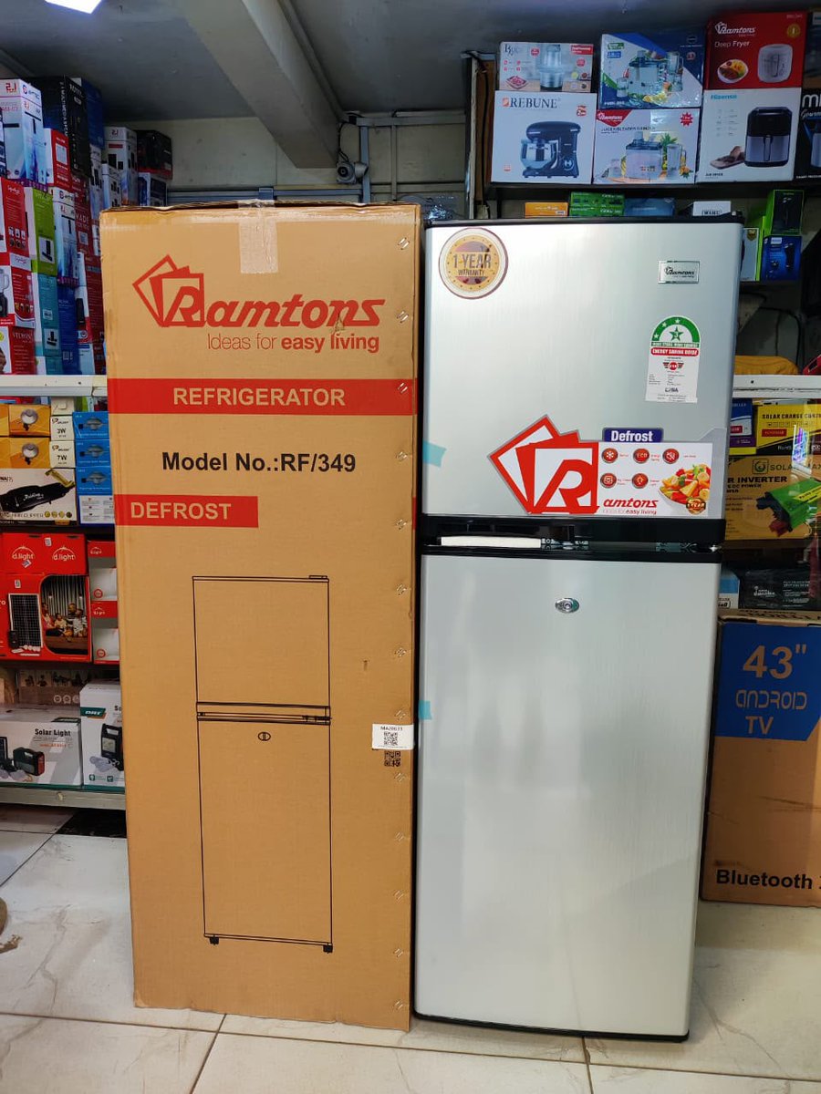 niwazirimkuu's tweet photo. Here's a fresh, original version that keeps the message concise and promotional:

❄️ BRING HOME A RELIABLE DOUBLE DOOR FRIDGE TODAY! ❄️

✨ Ramtons 138L Double Door Fridge (RF349) – KSh 31,000
⭐ Energy-saving 3-Star Rating

✨ Syinix 137L Double Door Fridge – KSh 28,000
⭐ Efficient 3-Star Energy Rating

✅ Spacious storage
✅ Low power consumption
✅ Great value for your home

📞 Call or WhatsApp: +254 743 240298

Upgrade your kitchen with dependable cooling at unbeatable prices!