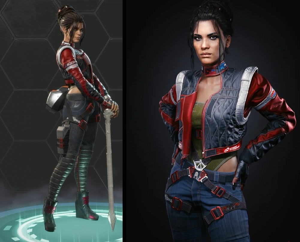 Psamatheh's tweet photo. Apex Legends Loba                vs                      Panam https://t.co/dZBXeoh0j4