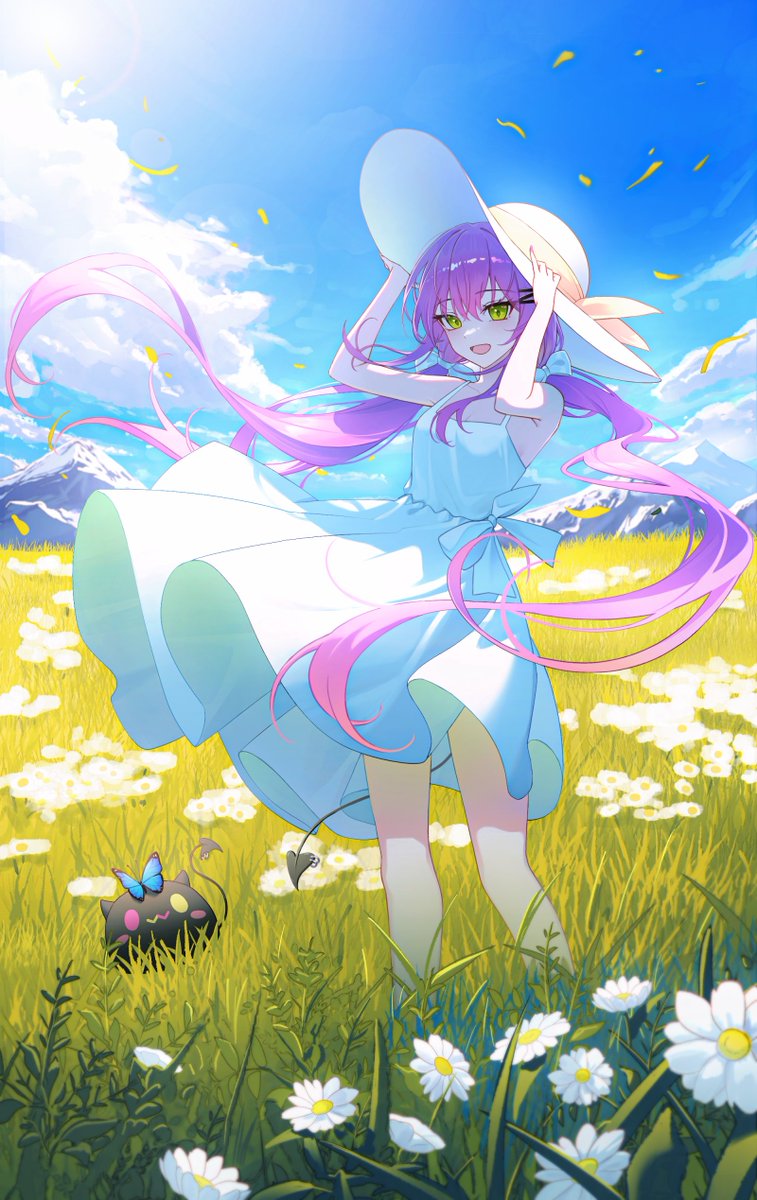 rla058058's tweet photo. 🌼彼女がいつも明るく笑っていられますように🌼
トワ様おかえり！👾
#TOWART https://t.co/XFHAcnFq8D