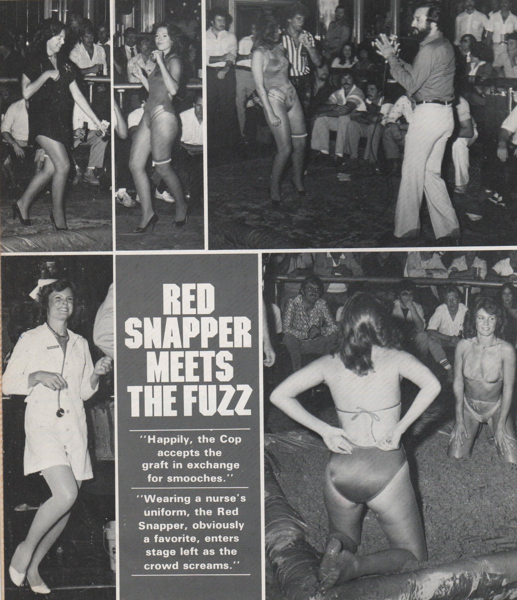 MsRubyTuesday's tweet photo. @JustinB26177351 @mud_wrestler definately not me... my mud character was "Red Snapper" &amp; I came out in a Nurse Costume.... #RedSnapper #QueenOfTheMud #HollywoodTropicana https://t.co/cY6VTpQmBz