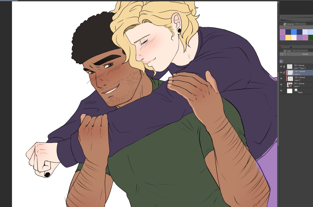 TJHowlart's tweet photo. @OWilson41839 working on art to for a 4k reader thank you on webtoon <3 just starting the shading https://t.co/mipL6yrtKc