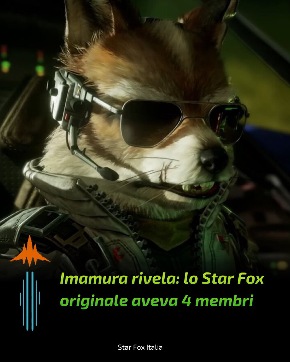 StarFoxItalia's tweet photo. Imamura ha recentemente rivelato un dettaglio di lore che un giorno Nintendo potrebbe decidere di rendere canonico 👀

Come potrebbe essere questo quarto personaggio?
Fatemelo sapere qui sotto 👇

Passo e chiudo! 🦊

#starfox #starfoxitalia #foxmccloud #nintendoswitch #starfox64 https://t.co/hn7G2EsSDF
