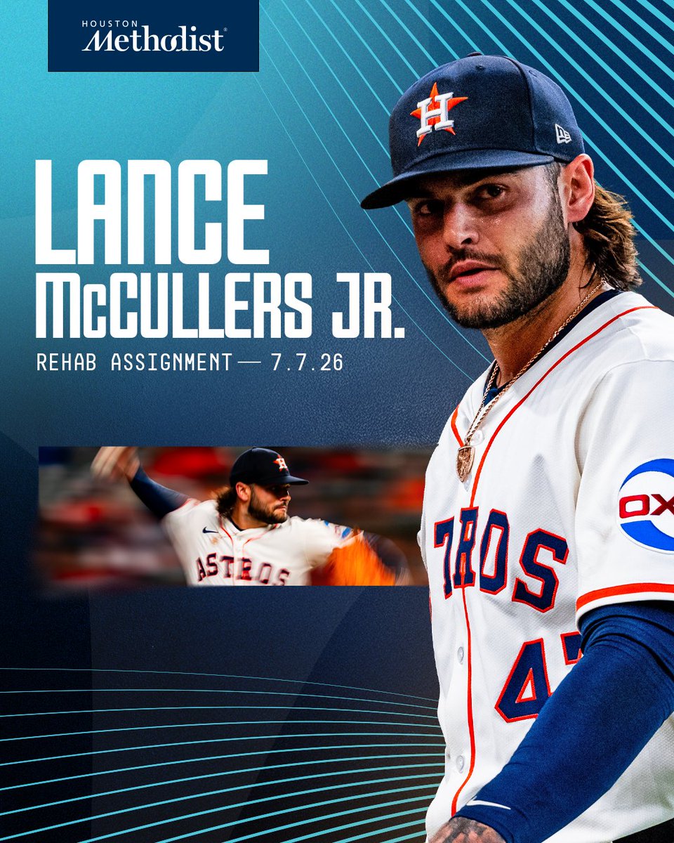 SLSpaceCowboys's tweet photo. Rehabs, but make it three 😤

IF Jeremy Peña, RHP Ronel Blanco and RHP Lance McCullers Jr. are all scheduled to make rehab appearances with the Space Cowboys tonight (7/7)! Subject to change without notice.

🎟: https://t.co/zm4JiSVxQV

#Ascend x @MethodistHosp https://t.co/WSrRfLLRtf