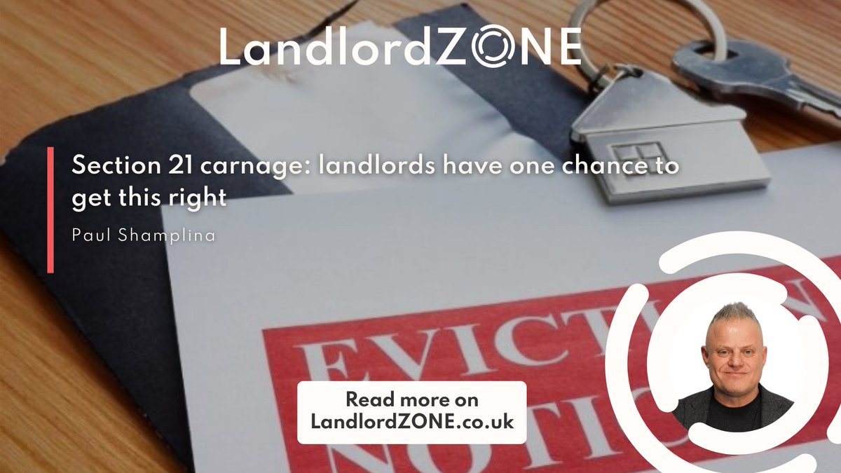 LandlordZONE's tweet photo. "The rush is real." 

Paul Shamplina says landlords have one chance to get their Section 21 claims right before 31 July as court backlogs continue to grow. 

Read more: https://t.co/UZNwatWwJ7 

#Section21 #Landlords #Property https://t.co/HKUELZOhJv
