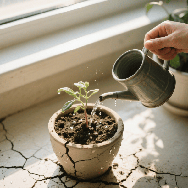 Berndwagenknech's tweet photo. [Water your pothos only when the top 2 inches of soil feel dry—no overwatering! It’ll thrive with bright indirect light, making it perfect for new plant parents ]， https://t.co/zTCecW3t10