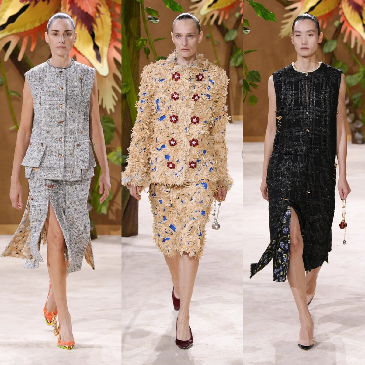 lislopeess1's tweet photo. Chanel Fall Winter 2026-2027 Haute Couture collection. 💐 #LisLove #Chanel #paris #pfw #HauteCouture #couture #viral https://t.co/Wy3u9Iqvux