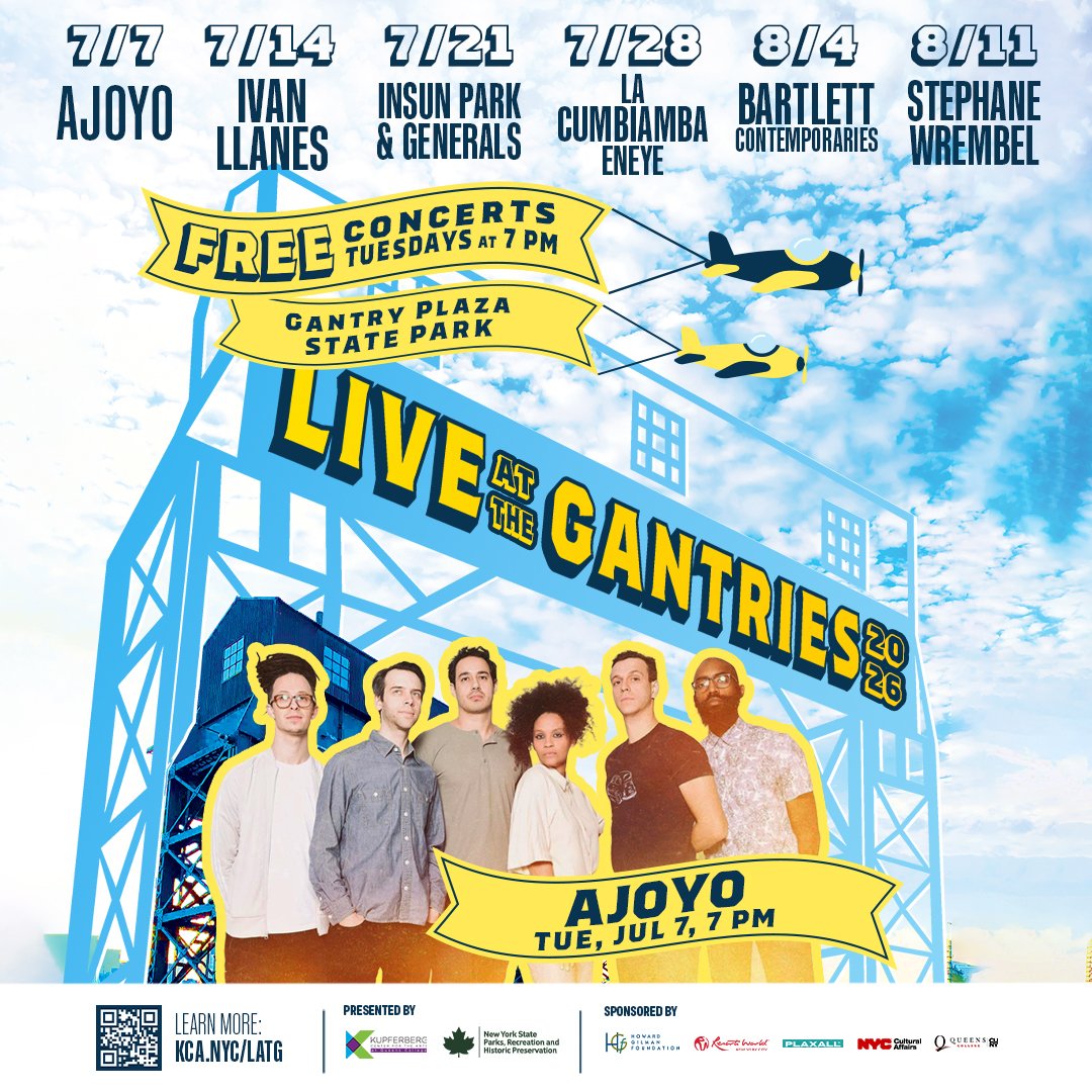 TONIGHT! Kick off LIVE AT THE GANTRIES with Ajoyo, an