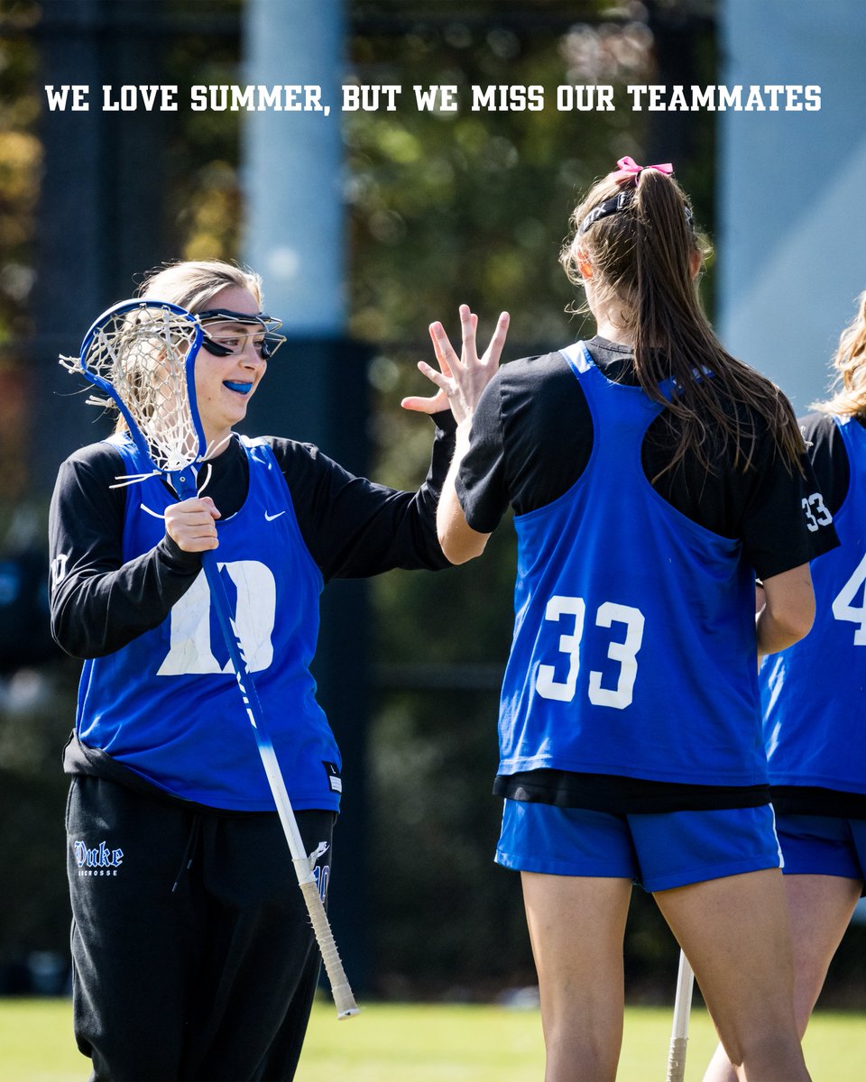 DukeWLAX's tweet photo. We love summer, but... https://t.co/Xoqhrd9y9e