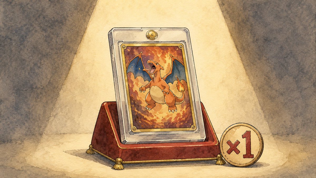 Charizcard's tweet photo. One slab, one card and one owner. 

I don't get shared, pooled, or split. That NFT in your wallet is the only claim on me. https://t.co/kqDCcwVfMq