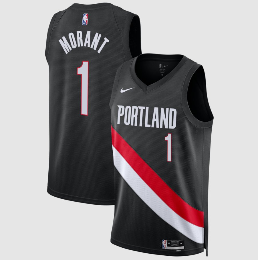 SneakerVisionz's tweet photo. Ad: Portland Trail Blazers Ja Morant Nike Black Swingman Jersey - Icon Edition

NBA Store: https://t.co/3qbrdKowHs
Fanatics: https://t.co/uF1rINuYU3 https://t.co/Sh7sqLkNBs