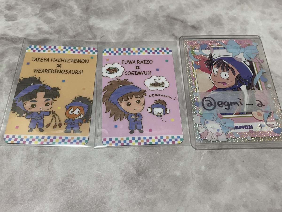 egmi_a's tweet photo. 【交換】忍たま乱太郎 忍たま アモカフェ AMOCAFE  サンリオ 

・食券風クリアカード 
譲:竹谷.不破.鉢屋.きり丸.利吉
求:尾浜

・ビジュアルカード
譲:竹谷.不破
求:尾浜

郵送or大阪手渡し
お気軽にお声掛け下さい💫 https://t.co/fKmNHCjqAj