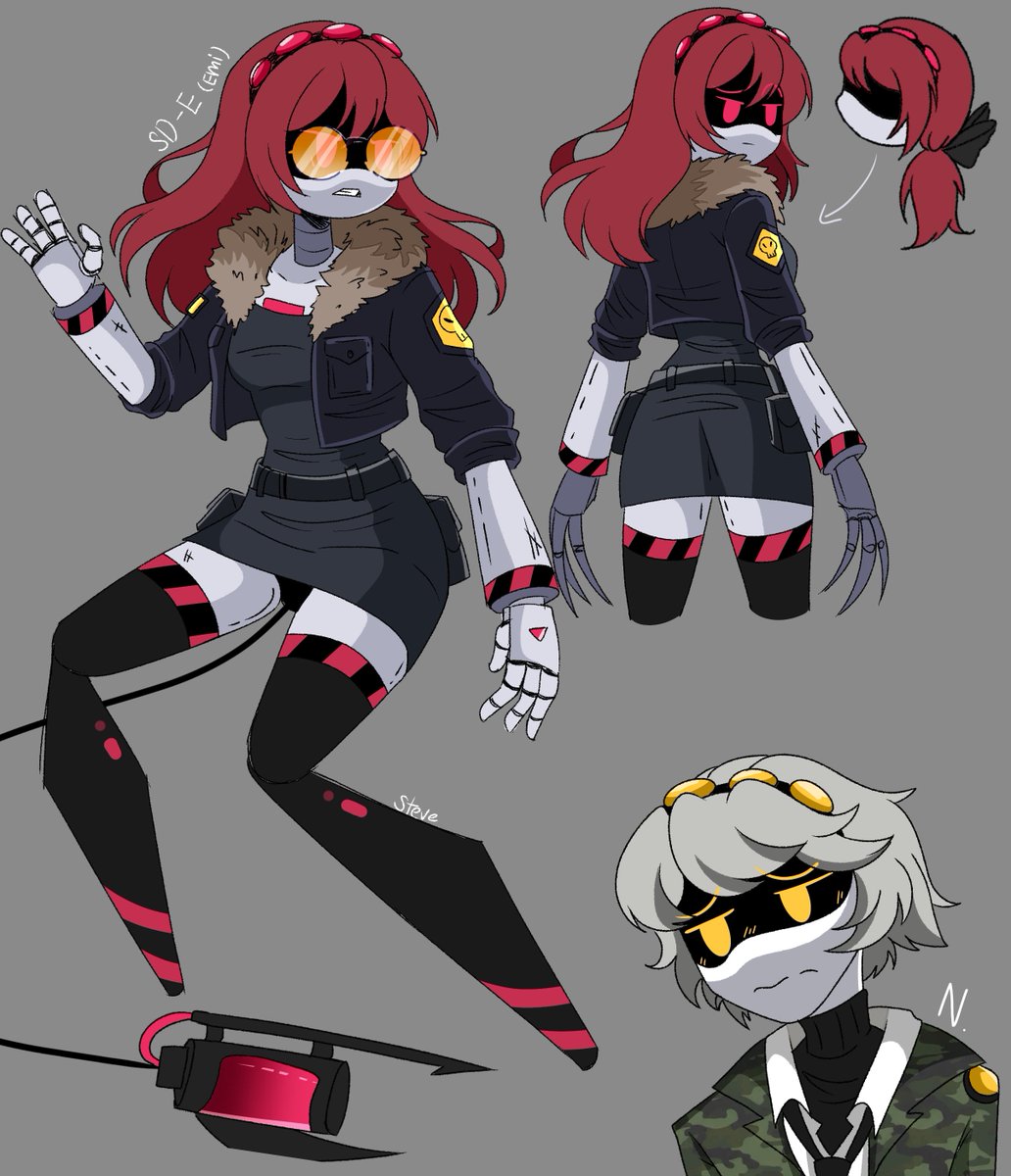 YukariHaruka23's tweet photo. When I wanted to try out a new outfit🔥
#murderdrones https://t.co/wnqTsPbG5q
