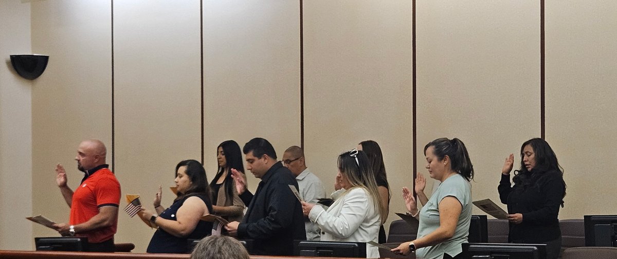 bcauditor's tweet photo. Yesterday, the Benton County Elections team had the privilege of attending a naturalization ceremony, and it is always truly an honor to witness such a meaningful milestone. https://t.co/KonqMBstpC