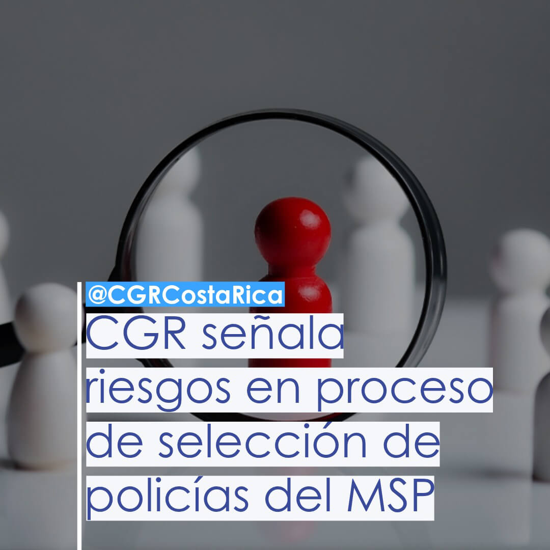 cgrcostarica's tweet photo. CGR señala riesgos en proceso de selección de policías del MSP
La CGR emitió un informe al Ministerio de Seguridad Pública (MSP) sobre los mecanismos de control para la prevención...
https://t.co/0FVRTmGQcA
#cgr #cgrcostarica #SelecciónPersonal #MinisterioSeguridadPública #MSP https://t.co/a8qMFFamD5