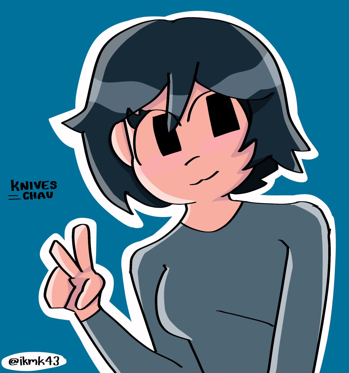 ikmk43's tweet photo. knives chau

#fanartㅤ #scottpilgrim #kniveschau https://t.co/v7YDTe773R