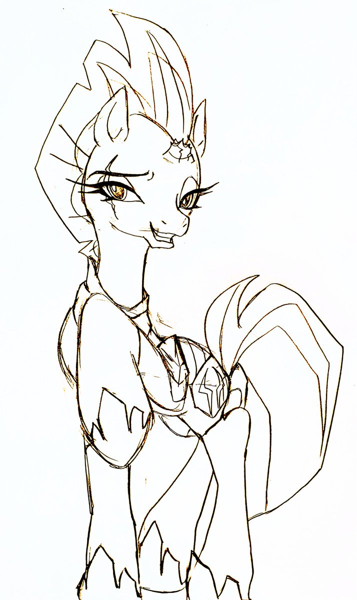 SilverShion28's tweet photo. テンペストの甲冑難しい!
#イラスト #アナログイラスト #お絵かき #落書き #マイリトルポニー #MyLittlePony #MLP #MLPG4 #mlpart #TempestShadow https://t.co/agwlXgeOIw