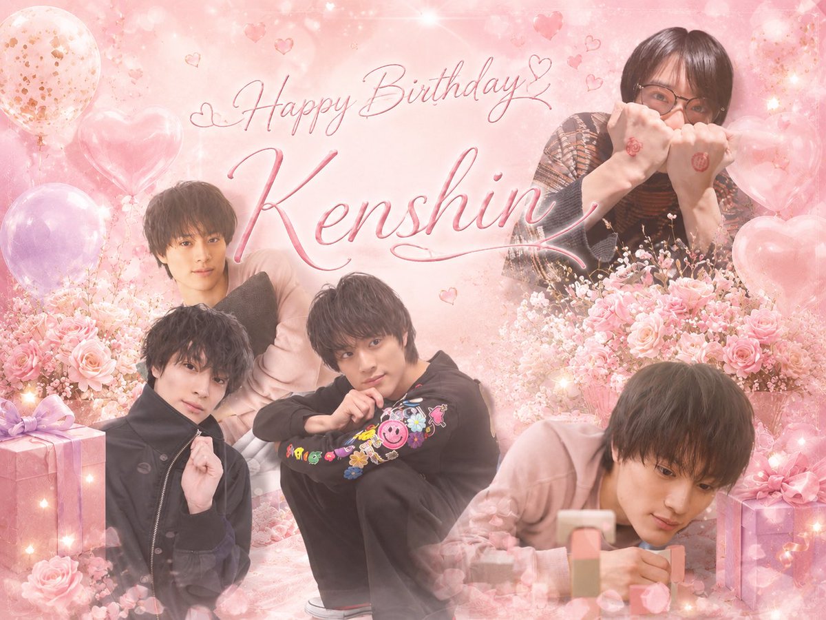cookieann_ko's tweet photo. @kenshin_0708_k 大大大大好きな謙信、27歳のお誕生日おめでとう🎂🎉🎊*(ˊᗜˋ*)و
こうやってお祝いできるようになったことが何よりも幸せで、みんな幸せ者だよ。
これからもファンのみんなも、運営様も、仲間も、あなたのそばにい続けて、幸せを祈り続けるよ。あなたにはその価値があるんだからね！
身体に気をつけて、自分らしく、信じてついて行くよ👊