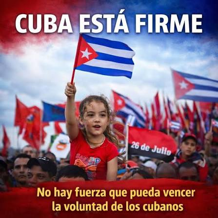 MaximoG52323499's tweet photo. Cuba continúa de pie, defendiendo su soberanía frente a la ofensiva que viene de Washington.
#CubaEstáFirme #DeZurdaTeam #CubaPorLaVida #FuerzaVenezuela #Soberanía #TumbaElBloqueo https://t.co/7dNtw2ioTO