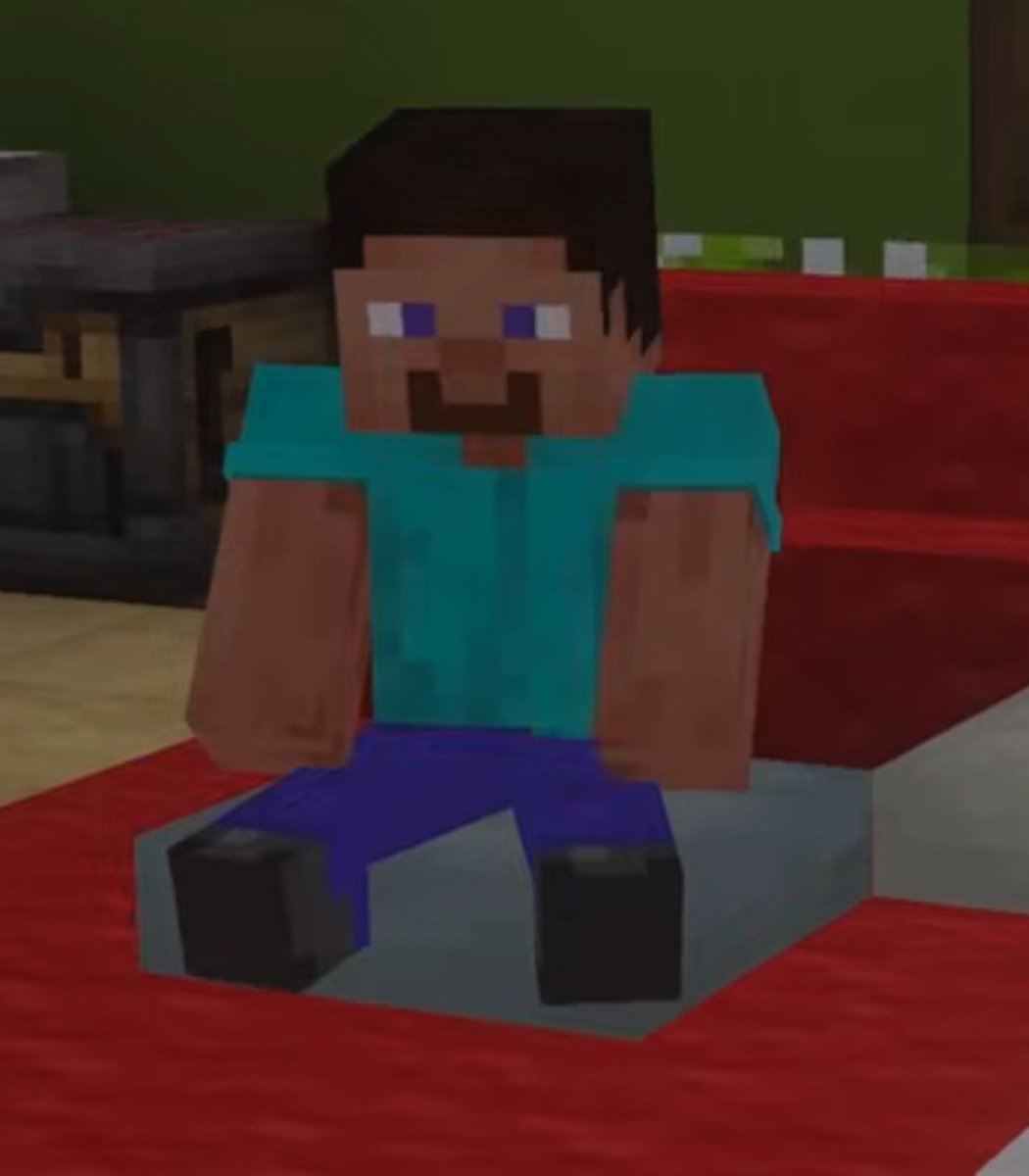 Dexerto's tweet photo. You can finally sit down in Minecraft after 17 years, thanks to the addition of cushions https://t.co/2Qpycw22Np