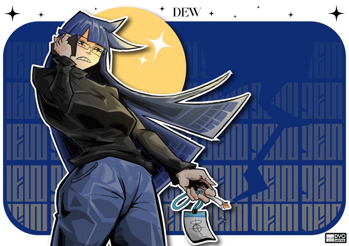 Dyoworks's tweet photo. Dew Late Night Call #oc https://t.co/hNsvrvnn49