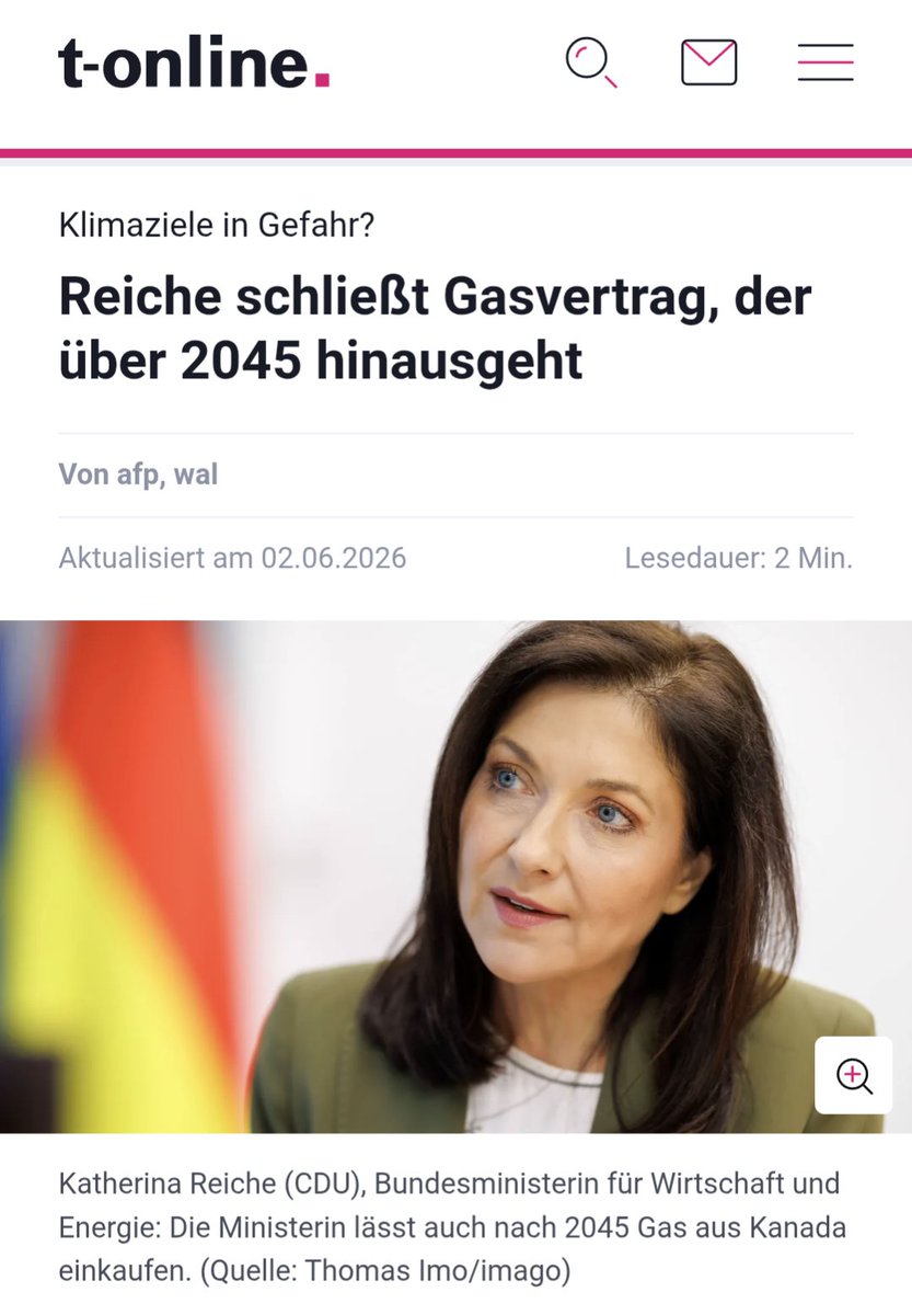 Hirn_aus_Hack's tweet photo. Was macht Katherina Reiche mit dem Gas, wenn die Netze bis 2045 stillgelegt sind?
Feuerzeuge befüllen?

Wie auffällig will man der Gasindustrie eigentlich noch unsere Steuermilliarden in den Rachen stopfen? 
Warum unternimmt der @bundeskanzler nichts?
Verbot von @jensspahn? https://t.co/USwW4nzIGf