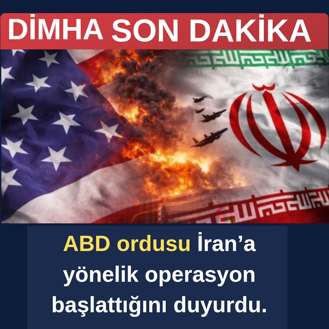 dimha_al's tweet photo. #SONDAKİKA
♦️ABD ordusu İran’a yönelik operasyon başlattığını duyurdu.

🔹ABD’li yetkililerin açıklamasına göre, operasyon kapsamında Hürmüz Boğazı çevresindeki bazı hava savunma ve radar sistemlerinin hedef alındığı bildiriliyor. https://t.co/lxfq1aOhyf
