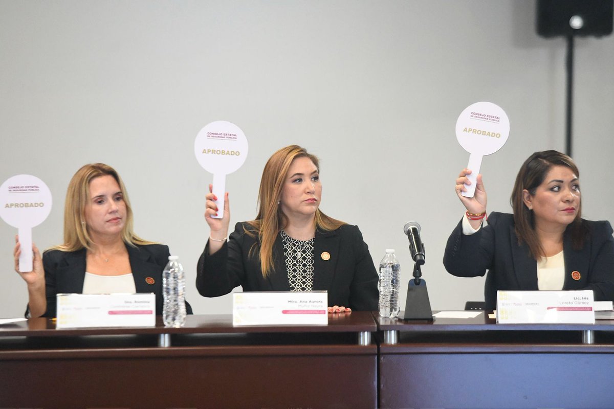 Anaamunizneyra's tweet photo. Esta mañana, en mi carácter de presidenta del Consejo Intermunicipal de Seguridad Región XIV Toluca, asistí a la Décima Sexta Sesión Ordinaria del Consejo Estatal de Seguridad Pública, encabezada por la gobernadora @delfinagomeza.

Durante esta sesión aprobamos el Programa Estatal de Seguridad Pública, entre otros acuerdos, con el propósito de fortalecer las acciones que brinden mayor tranquilidad a las y los mexiquenses.