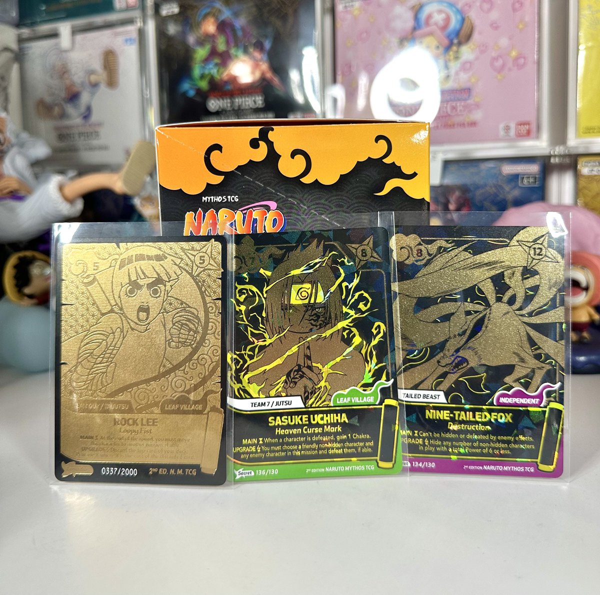 AndyCollectz's tweet photo. The team over at @NarutoMythosTCG sent me an early box of Naruto Mythos TCG Set 1 Konoha Shido 2nd Edition to check out before the US release then this happened… 🫣

INSANE 😭🙏🏼

Global Release Dates: 🗓️
-Set 1 Konoha Shido 2nd Edition
Aug. 29th in US, Canada, Mexico, Caribbean
-Set 2 Shinobi Shiren
Late September in US, Canada, Mexico, Caribbean
-Set 3 Akatsuki
November Full Global Rollout (incl. SA/CA)