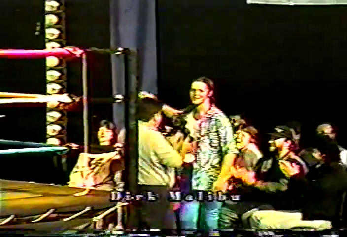 KrisPLettuce's tweet photo. Today I will be uploading, from 1999, perhaps the most star studded wrestling show ever to air on cable access featuring such stars as Ken Patera, The Iron Sheik, Doink the Evil Clown, Jimmy Snuka, Jim Brunzell, Bill Irwin, Jim Neidhart, Tatanka and of course Dirk Malibu https://t.co/y6aM1iv2YG
