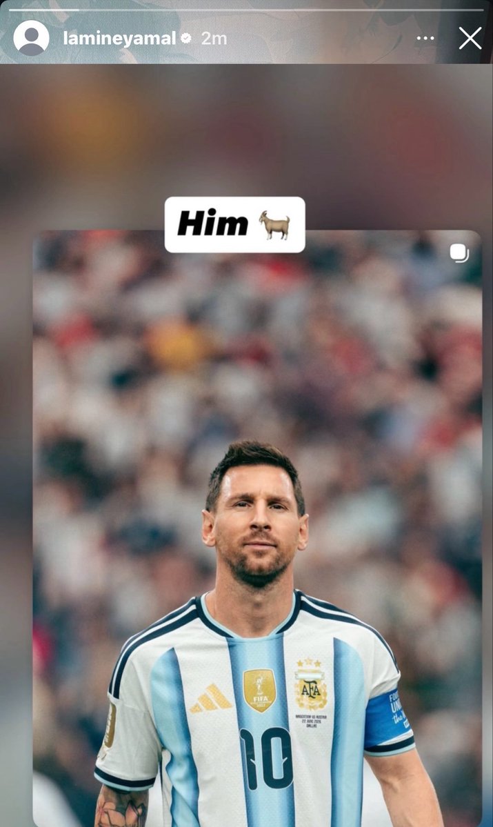 BarcaOnFS's tweet photo. 🚨📲 Lamine Yamal via Instagram https://t.co/S854LSYUaE