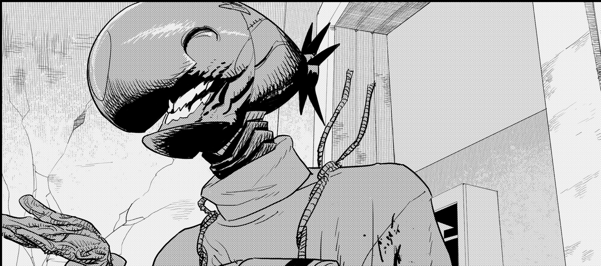 TeoZian's tweet photo. I've drawn the Bomb form so many times that I've practically become an expert.

I think this is the closest  to what the Bomb Devil  would look like in the style of Part 2. https://t.co/YkFZsfjhd3